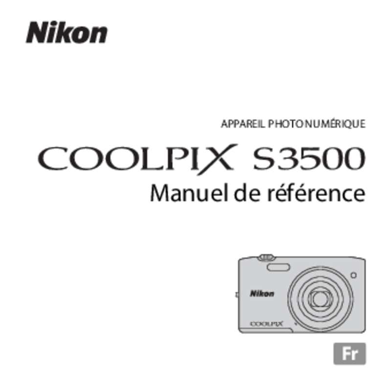 Guide utilisation NIKON COOLPIX S3500  de la marque NIKON