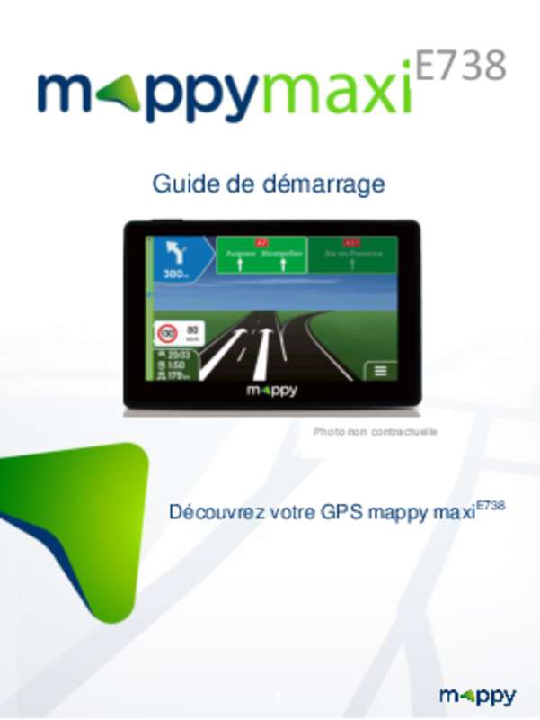 Guide utilisation MAPPY MAXI E738 EUROPE  de la marque MAPPY