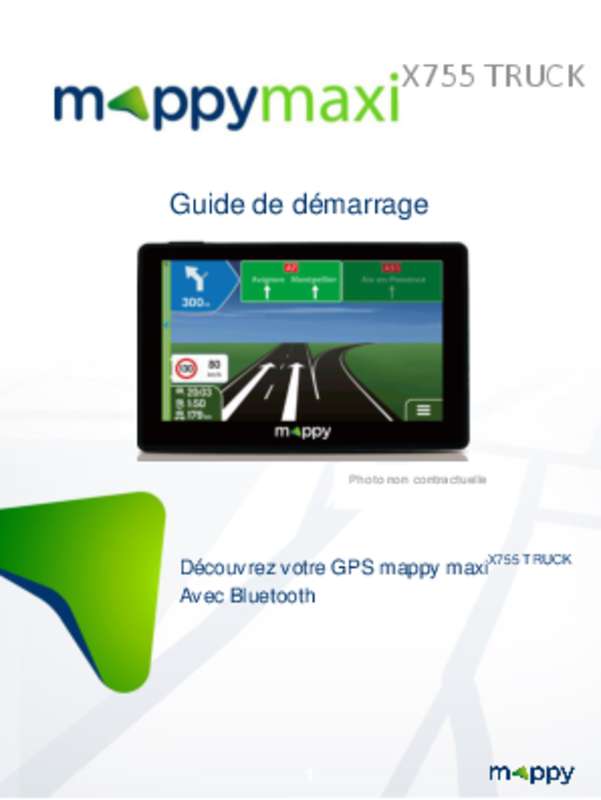 Guide utilisation MAPPY MAXI X755 TRUCK  de la marque MAPPY