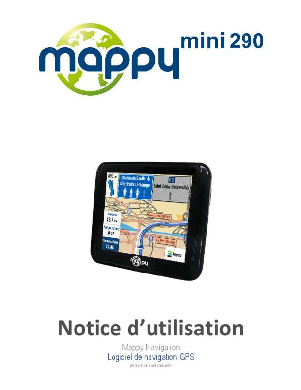 Guide utilisation MAPPY MINI 290  de la marque MAPPY