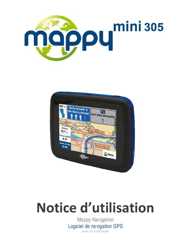 Guide utilisation MAPPY MINI 305  de la marque MAPPY