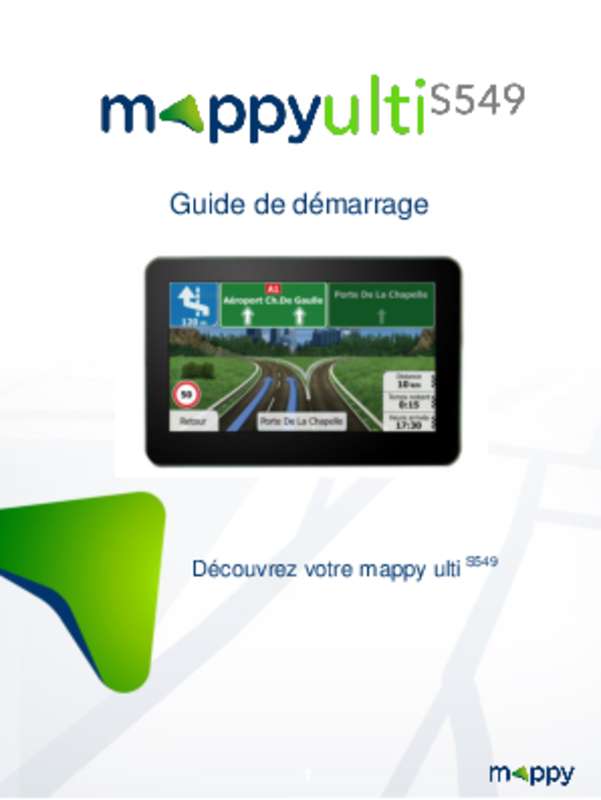 Guide utilisation MAPPY S549  de la marque MAPPY