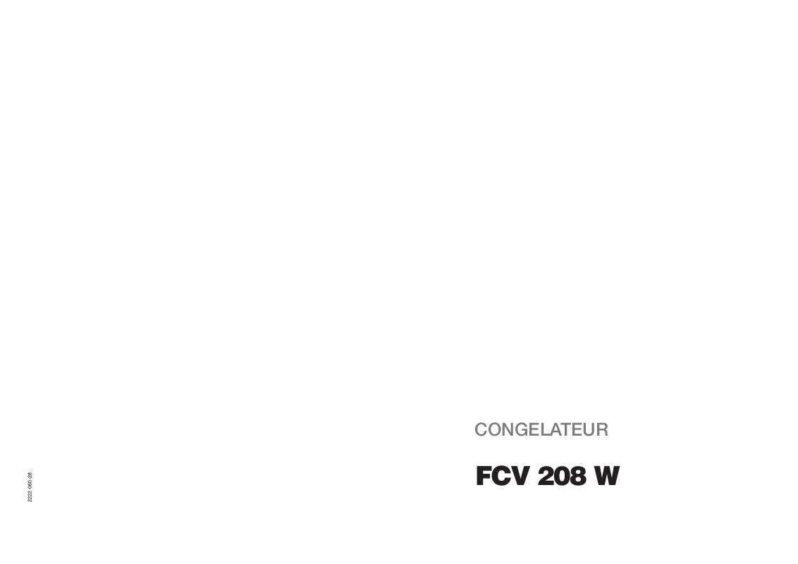 Guide utilisation FAURE FCV208W de la marque FAURE