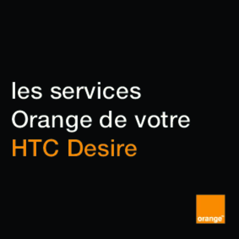 Guide utilisation HTC DESIRE (BY ORANGE)  de la marque HTC