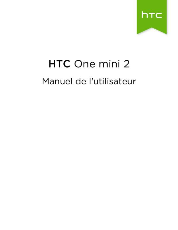Guide utilisation HTC ONE MINI 2  de la marque HTC