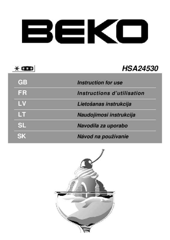 Guide utilisation BEKO HSA24530 de la marque BEKO