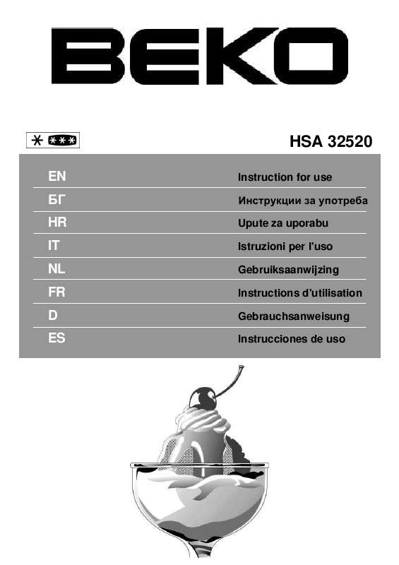 Guide utilisation BEKO HSA32520 de la marque BEKO