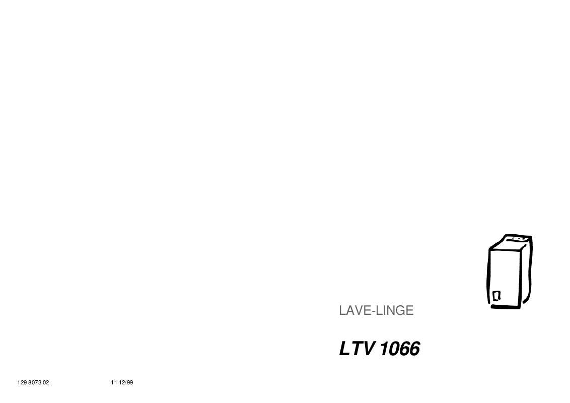 Guide utilisation FAURE LTV1066 de la marque FAURE