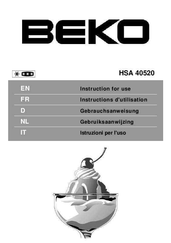 Guide utilisation BEKO HSA40520 de la marque BEKO