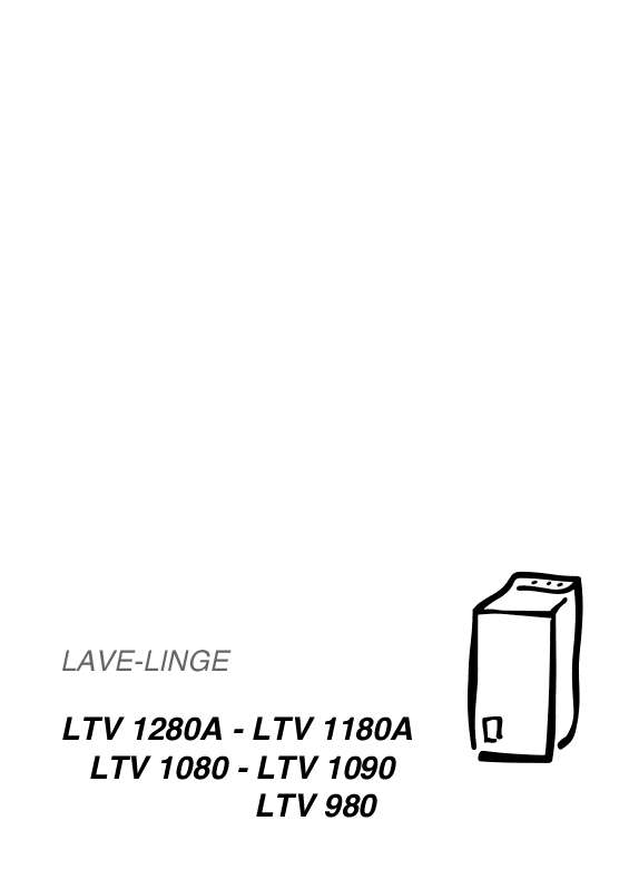 Guide utilisation FAURE LTV1180A de la marque FAURE