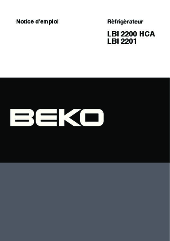 Guide utilisation BEKO LBI 3002 de la marque BEKO