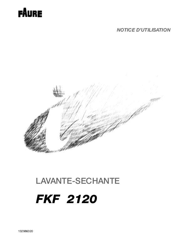 Guide utilisation FAURE FKF2120  de la marque FAURE