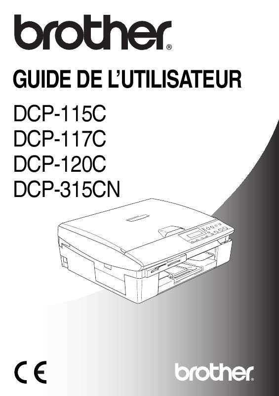 Guide utilisation BROTHER DCP-115C  de la marque BROTHER
