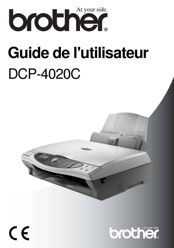 Guide utilisation BROTHER DCP-4020C  de la marque BROTHER