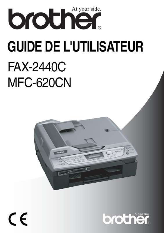 Guide utilisation BROTHER FAX-2440C  de la marque BROTHER