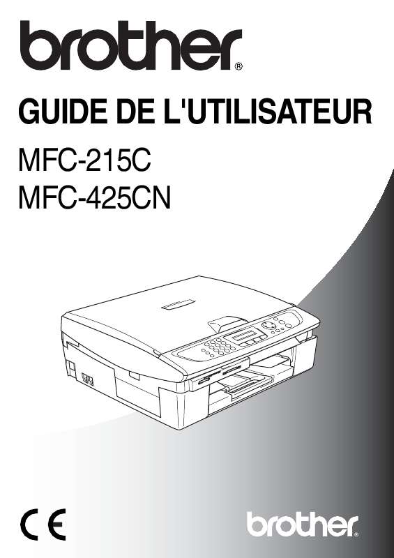 Guide utilisation BROTHER MFC-215C  de la marque BROTHER