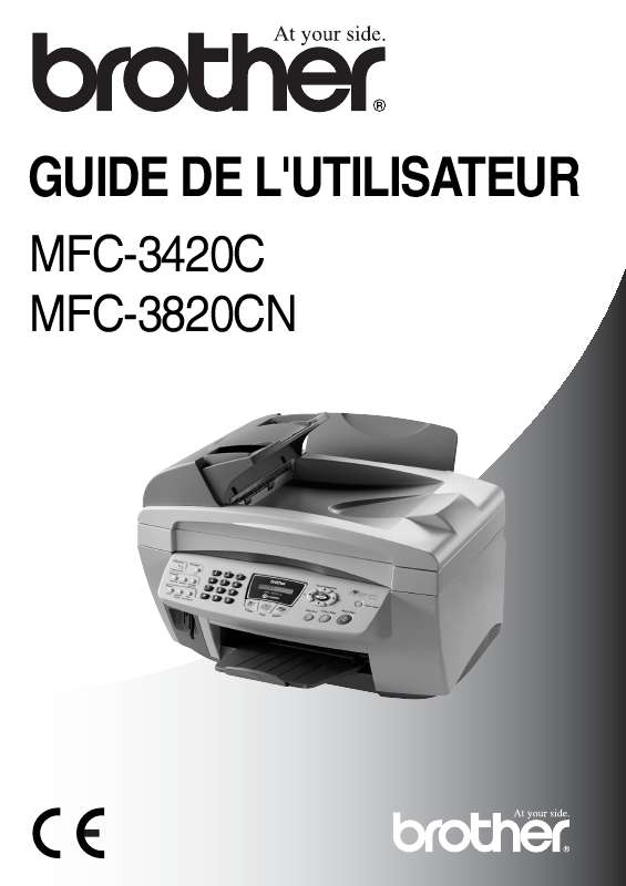 Guide utilisation BROTHER MFC-3820CN  de la marque BROTHER