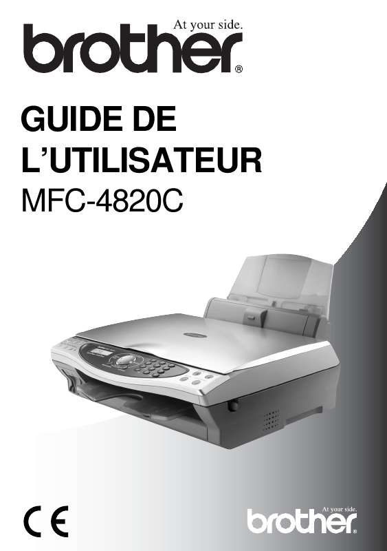 Guide utilisation BROTHER MFC-4820C  de la marque BROTHER