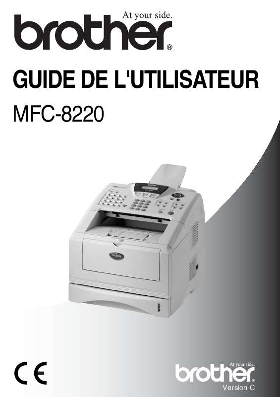 Guide utilisation BROTHER MFC-8220  de la marque BROTHER