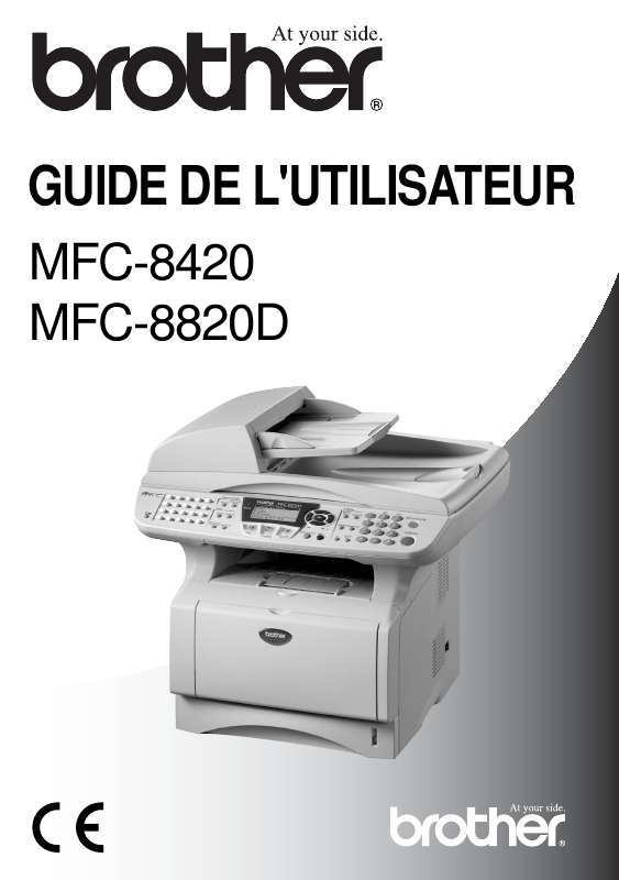 Guide utilisation BROTHER MFC-8420  de la marque BROTHER