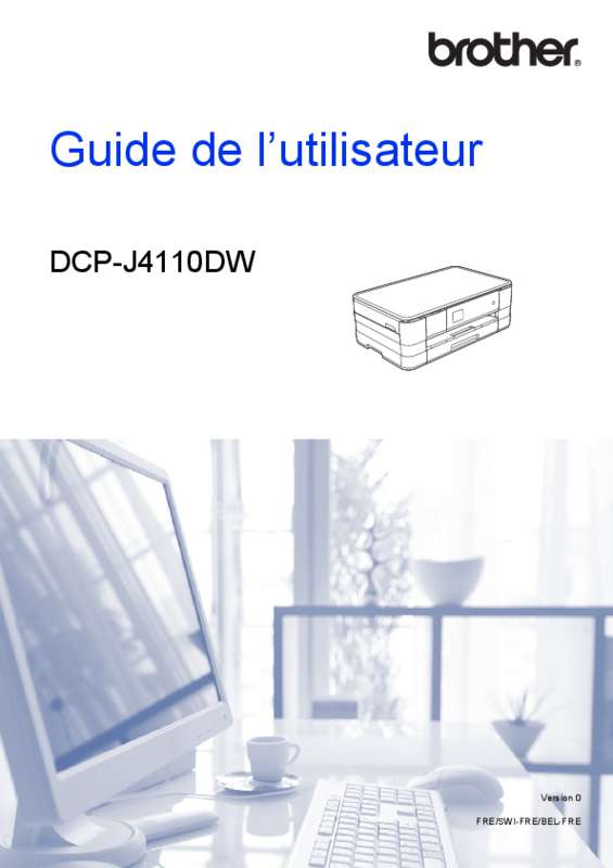 Guide utilisation BROTHER DCP-J4110DW  de la marque BROTHER