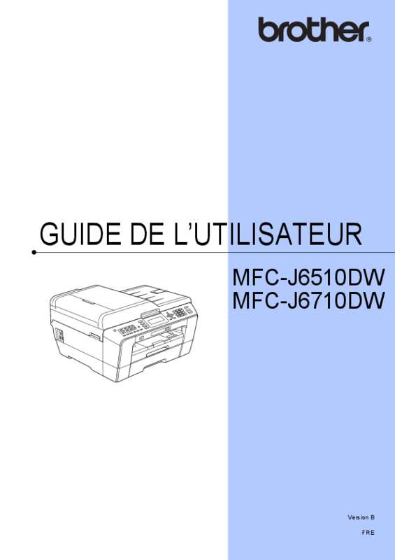 Guide utilisation BROTHER MFC J6910DW  de la marque BROTHER