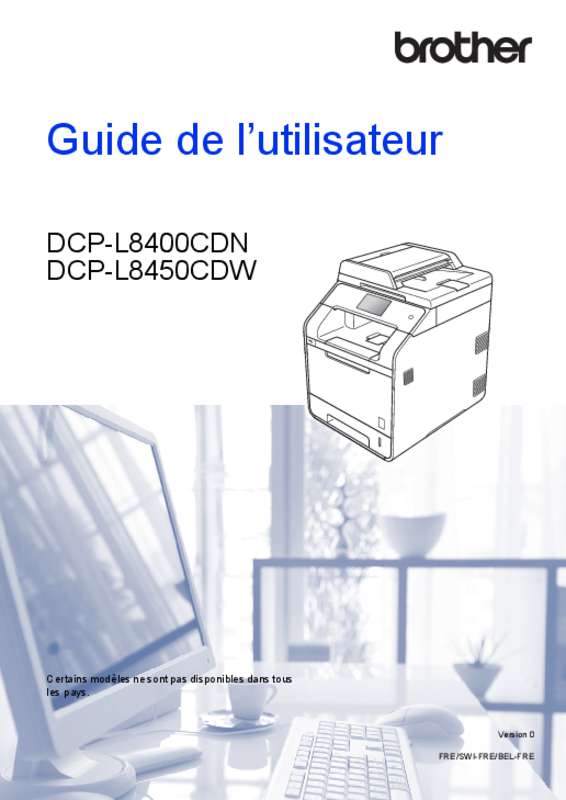 Guide utilisation BROTHER DCP-L8450CDW  de la marque BROTHER