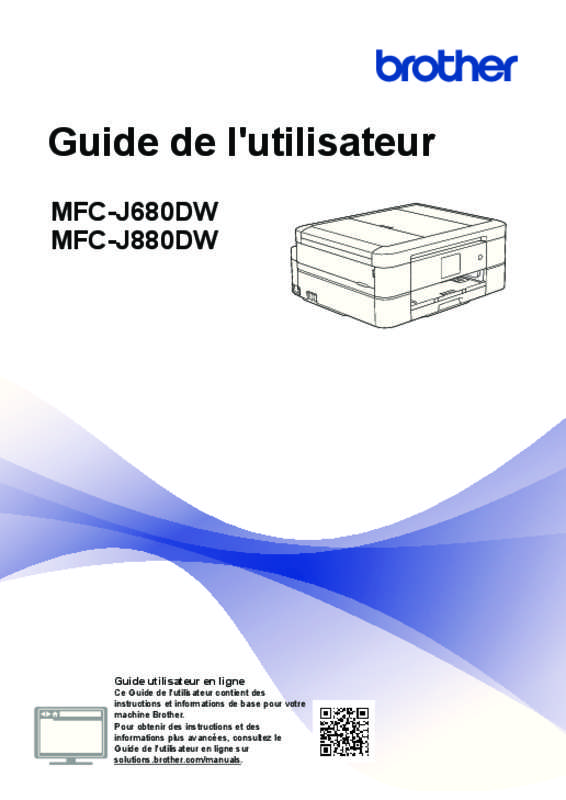 Guide utilisation BROTHER MFC J680 DW  de la marque BROTHER