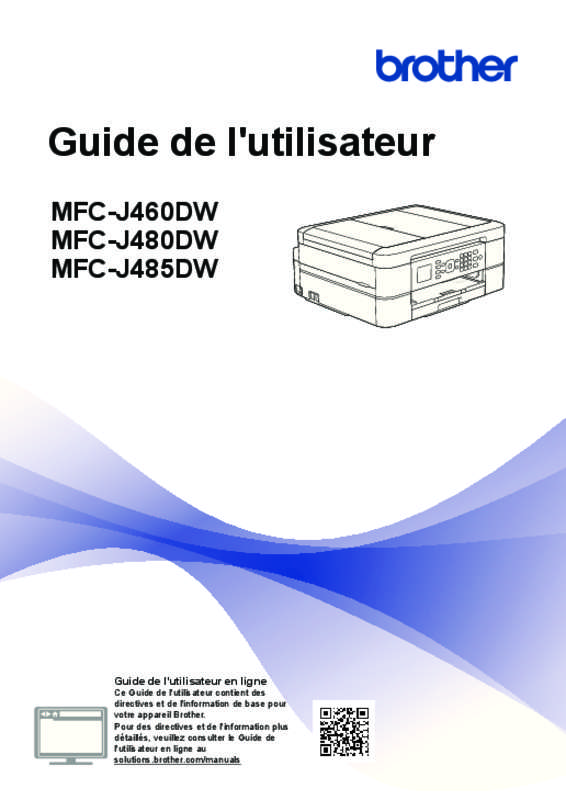Guide utilisation BROTHER MFC-J480DW  de la marque BROTHER
