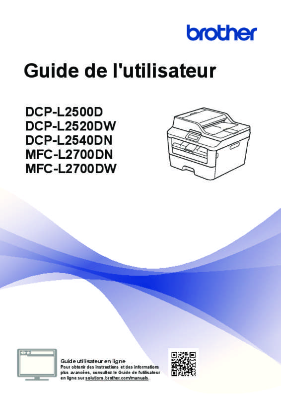 Guide utilisation BROTHER MFC-L2700DN  de la marque BROTHER