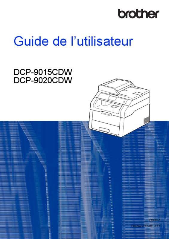 Guide utilisation BROTHER DCP-9015CDW  de la marque BROTHER