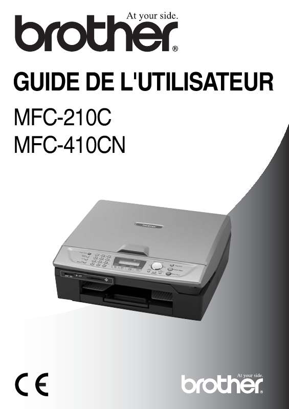 Guide utilisation BROTHER MFC-210C  de la marque BROTHER