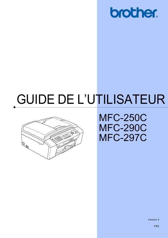 Guide utilisation BROTHER MFC-250C  de la marque BROTHER