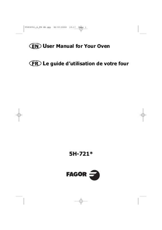 Guide utilisation FAGOR 5H-721 de la marque FAGOR