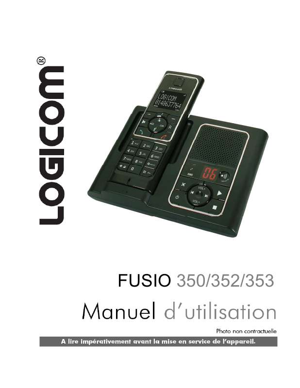 Guide utilisation LOGICOM FUSIO 350  de la marque LOGICOM