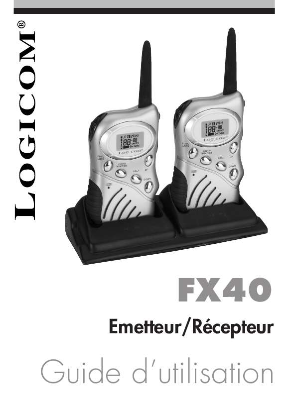 Guide utilisation LOGICOM FX40  de la marque LOGICOM