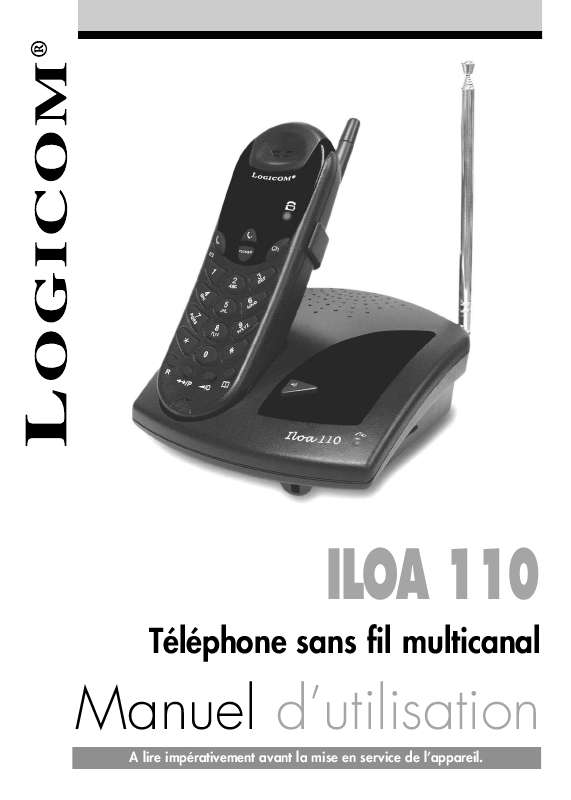 Guide utilisation LOGICOM ILOA 110  de la marque LOGICOM