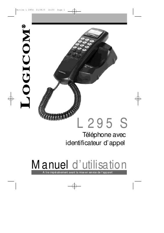 Guide utilisation LOGICOM L295S  de la marque LOGICOM