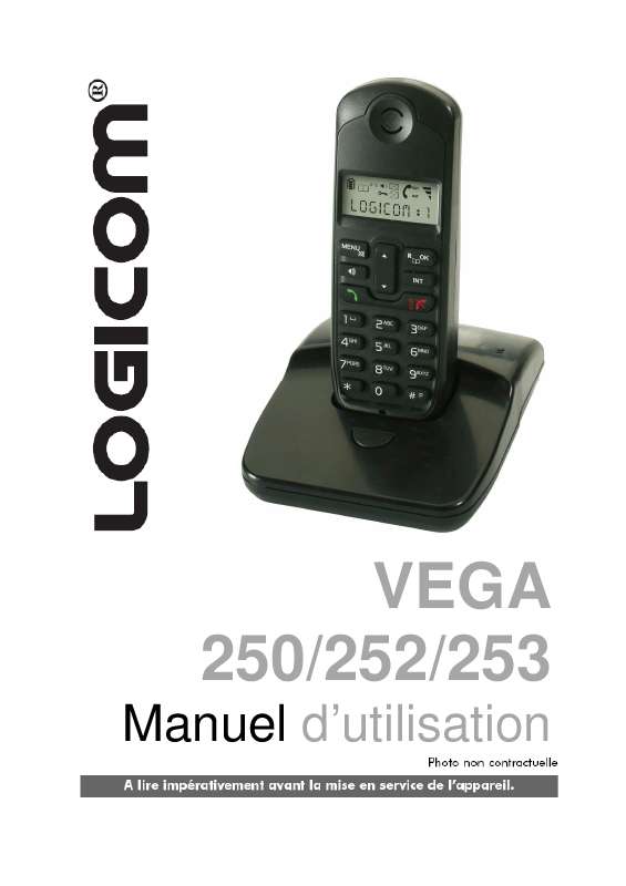 Guide utilisation LOGICOM VEGA 252  de la marque LOGICOM