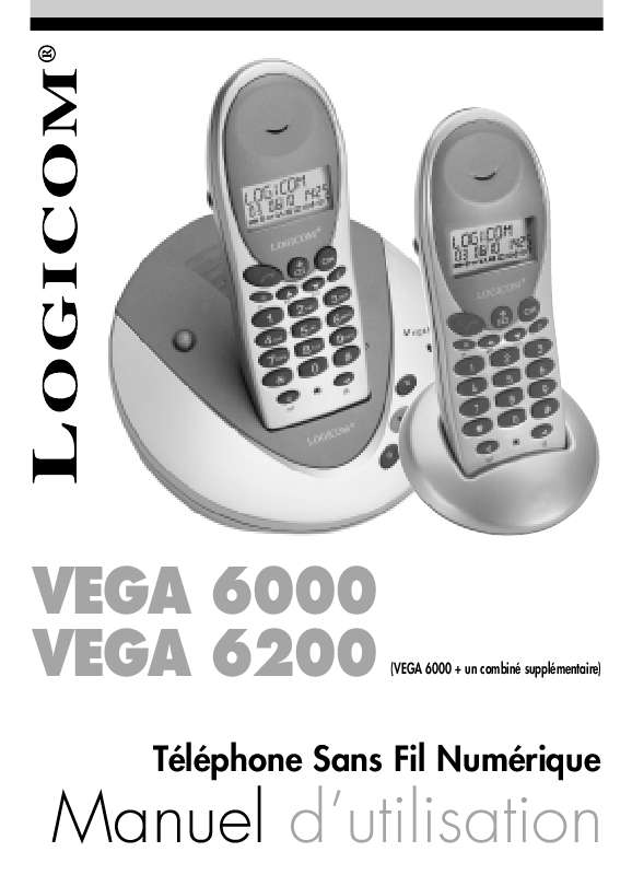 Guide utilisation LOGICOM VEGA 6000  de la marque LOGICOM