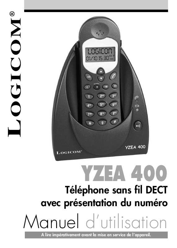 Guide utilisation LOGICOM YZEA 400  de la marque LOGICOM