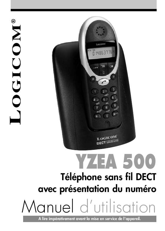 Guide utilisation LOGICOM YZEA 500  de la marque LOGICOM
