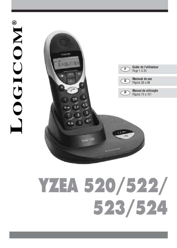 Guide utilisation LOGICOM YZEA 522  de la marque LOGICOM