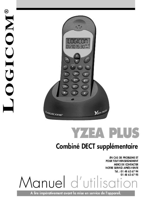 Guide utilisation LOGICOM YZEA PLUS  de la marque LOGICOM