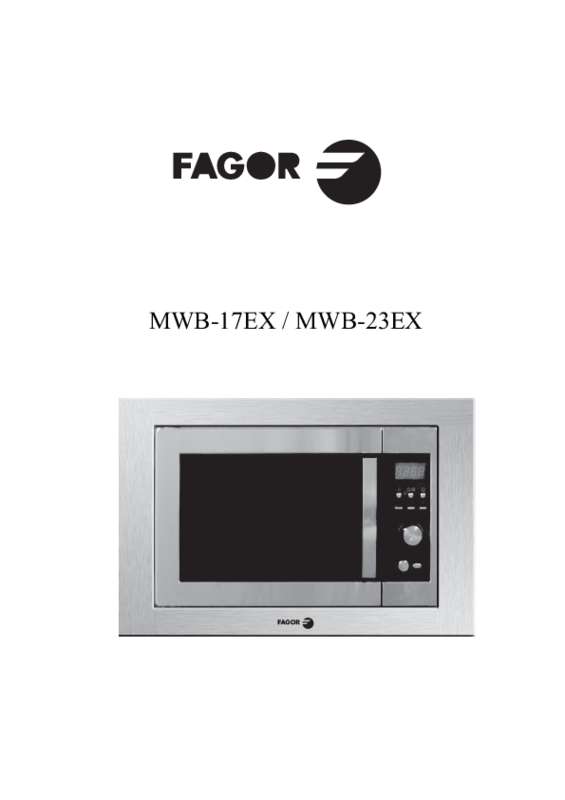 Guide utilisation FAGOR MW4-206EB de la marque FAGOR