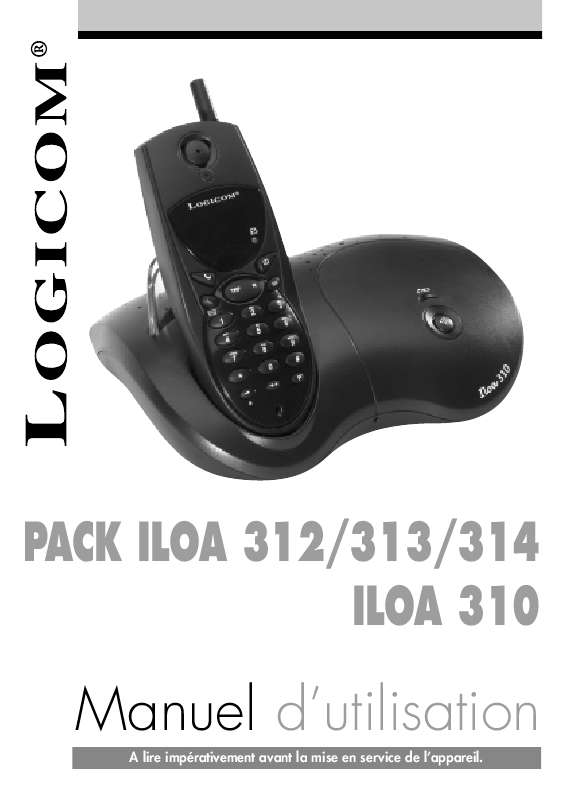 Guide utilisation LOGICOM ILOA 313  de la marque LOGICOM