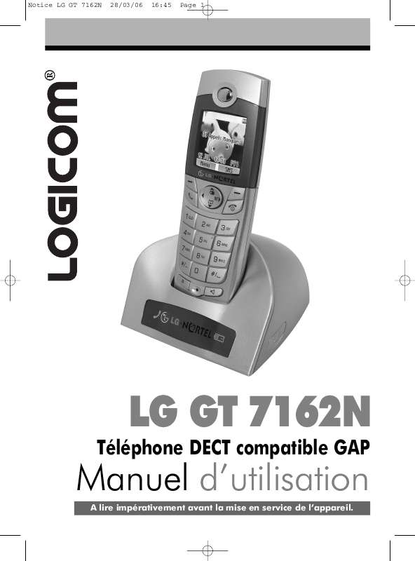 Guide utilisation LOGICOM LG GT 7162N  de la marque LOGICOM