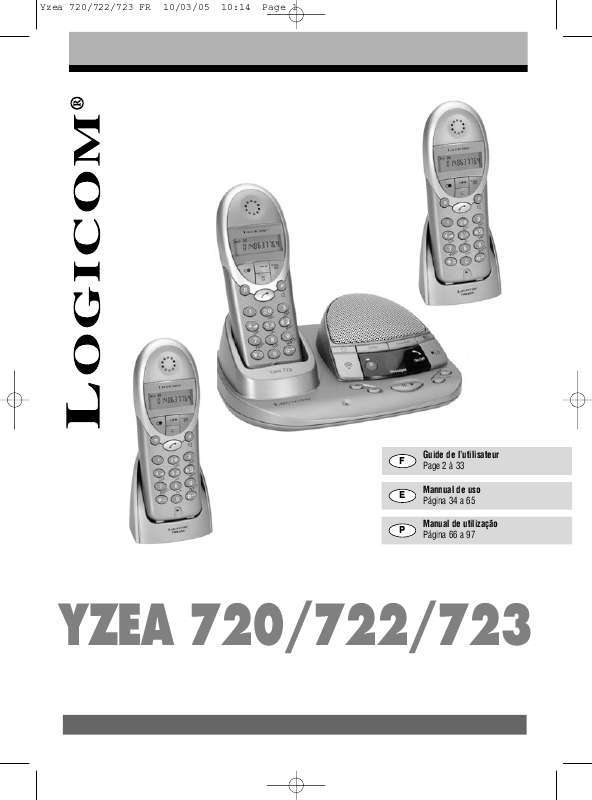 Guide utilisation LOGICOM YZEA 720  de la marque LOGICOM