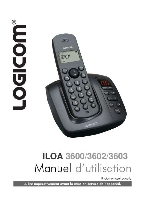 Guide utilisation LOGICOM DUO ILOA 3602  de la marque LOGICOM