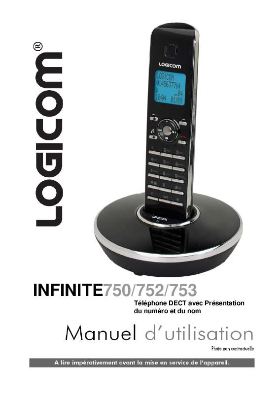 Guide utilisation LOGICOM INFINITE 750  de la marque LOGICOM